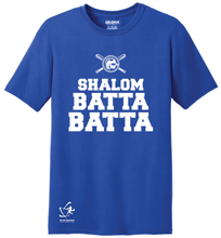 Load image into Gallery viewer, Youth Shalom Batta Batta Short Sleeve T-Shirt - Blue
