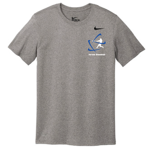 Youth NIKE® Dri-Fit Short Sleeve T-Shirt - Royal Blue, Carbon Gray (Small Logo)