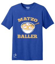 Load image into Gallery viewer, Men&#39;s Matzo Baller Short Sleeve T-Shirt - Blue