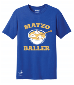 Youth Matzo Short Sleeve T-Shirt - Blue